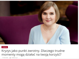 kryzys stres punkt zwrotny emocje ciało umysł świadomość rozwój transformacja zmiana korzyść coaching 