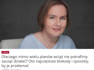 blokady działanie zmiana transformacja stres kryzys pomóc sobie zadbać o siebie motywacja bierność bezradność aktywność artykuł qigong coaching 